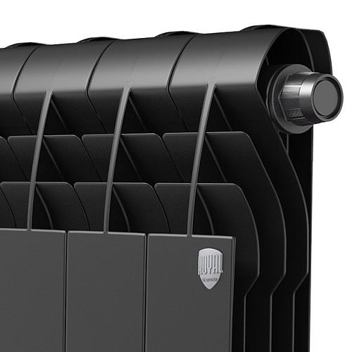 Royal Thermo Biliner 350 V Noir Sable / 10 секции Биметаллический радиатор с нижним правым подключением