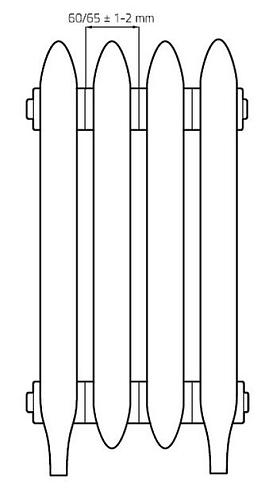 Radimax York  400 13 секции чугунный радиатор