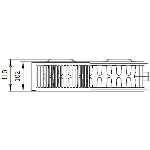 Axis 22 300x1800 Classic стальной панельный радиатор с боковым подключением