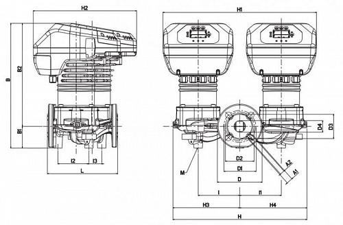 Dab Evoplus D 120/280.40 M Циркуляционный насос