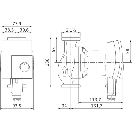 Wilo Yonos PICO 25/1-8-130 Циркуляционный насос