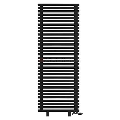 Arbiola Gorizont Ritmo VZ 700-40-33 секции чёрный горизонтальный  радиатор c нижним подключением (на ножках)
