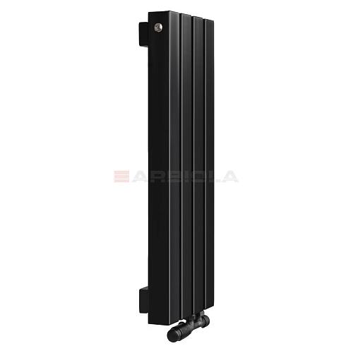 Arbiola Mono V 750-60-25 секции черный вертикальный радиатор c нижним подключением