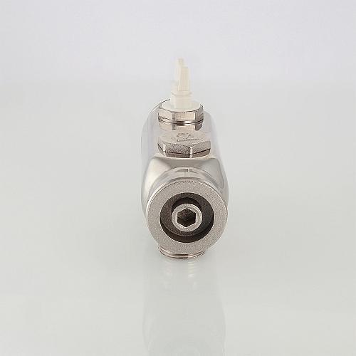 Valtec 1", 4 х 3/4" Коллектор 4 вых. из нержавеющей стали с межосевым расстоянием выходов 50 мм (евроконус)