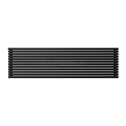 Arbiola Gorizont Iris H 2200-42-12 секции черный горизонтальный радиатор c боковым подключением