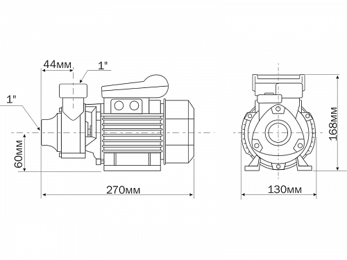 Aquario ADB-40 поверхностный насос