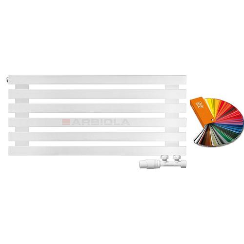Arbiola Ritmo Gorizont V 1000-40-06 секций цветной горизонтальный радиатор c нижним подключением