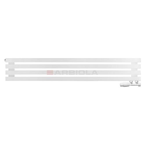 Arbiola Ritmo Gorizont V 1200-40-04 секции белый горизонтальный радиатор c нижним подключением