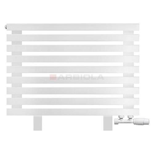 Arbiola Gorizont Ritmo VZ 750-40-09 секций белый горизонтальный  радиатор c нижним подключением (на ножках)