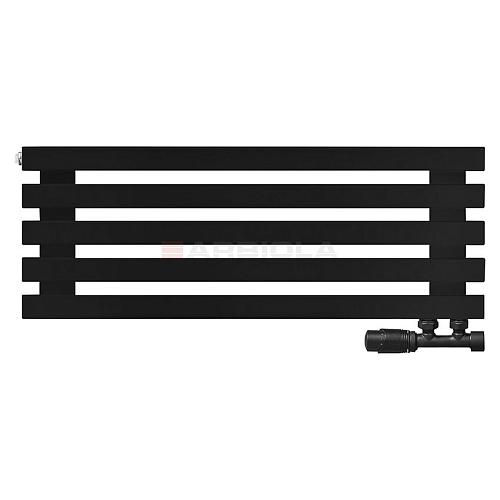 Arbiola Ritmo Gorizont V 1000-40-05 секций чёрный горизонтальный радиатор c нижним подключением