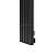 Arbiola Compact H 600-63-36 секции черный вертикальный радиатор c боковым подключением