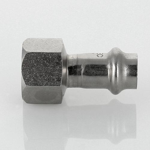 VALTEC 15 мм х 1/2" Пресс-фитинг из нержавеющей стали с внутренней резьбой