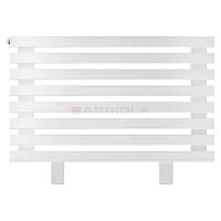 Arbiola Gorizont Ritmo HZ 750-40-08 секций белый горизонтальный  радиатор c боковым подключением (на ножках)