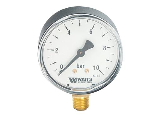 Watts Манометр радиальный нр 1/4"х 10 бар (63мм) F+R200(MDR)