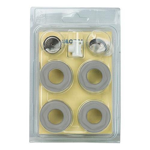 Global KIT 3/4 Присоединительный набор для радиатора (серый) 