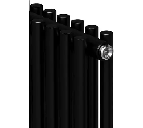 Royal Thermo Shift R22 VC2180 - 08 секций RAL9005m Дизайн-радиатор (черный) с нижним подключением