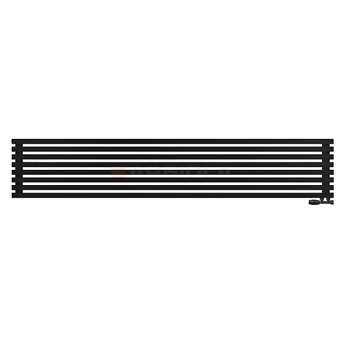 Arbiola Ritmo Gorizont V 2500-40-08 секций чёрный горизонтальный радиатор c нижним подключением