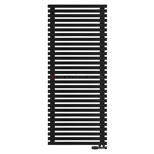 Arbiola Ritmo Gorizont V 750-40-30 секций чёрный горизонтальный радиатор c нижним подключением