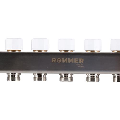 ROMMER Коллектор из нержавеющей стали в сборе с расходомерами 07 вых.