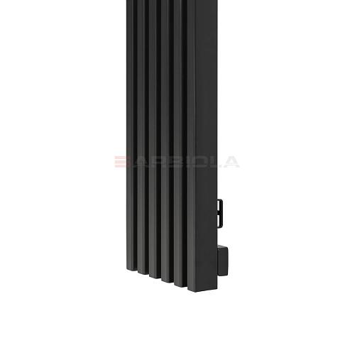 Arbiola Compact H 2200-63-04 секции черный вертикальный радиатор c боковым подключением