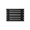 Arbiola Gorizont Iris H 500-42-07 секции черный горизонтальный радиатор c боковым подключением