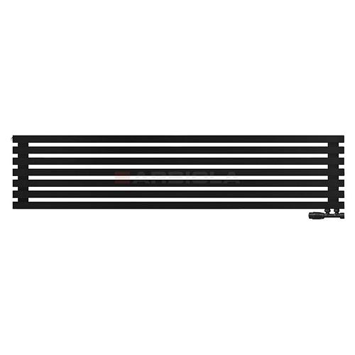 Arbiola Ritmo Gorizont V 1750-40-07 секций чёрный горизонтальный радиатор c нижним подключением