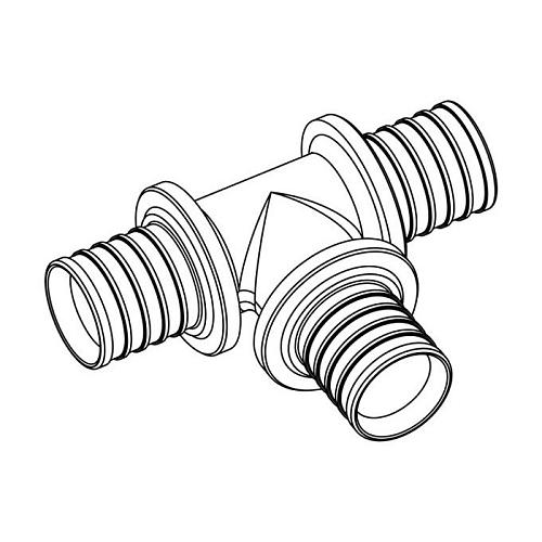 Тройник равнопроходный РЕХАУ 63-63-63 RX+ арт. 14562811001