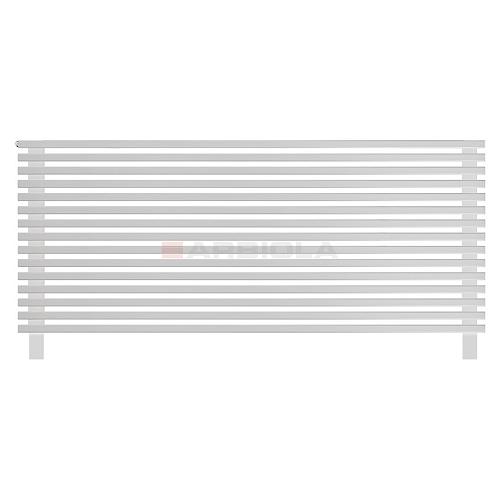 Arbiola Gorizont Compact HZ 1750-63-15 секции белый горизонтальный радиатор c боковым подключением с ножками