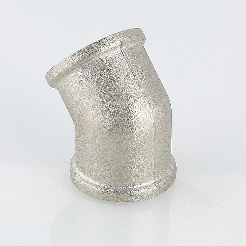 Valtec 1/2" Угольник угловой латунный никелированный 45°