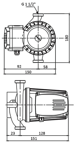 SHINHOO BASIC 25-12S 180 1x230V Циркуляционный насос