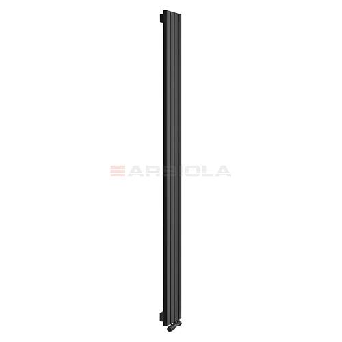 Arbiola Liner V 2200-36-05 секции черный вертикальный радиатор c нижним подключением