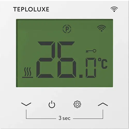 Теплолюкс Pontus Wi-Fi Терморегулятор электронный белый