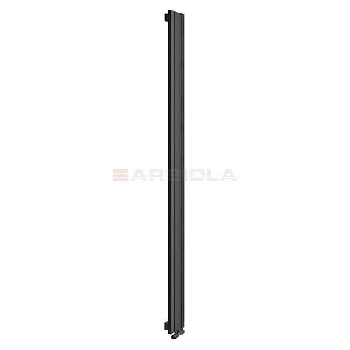 Arbiola Liner V 2500-36-04 секции черный вертикальный радиатор c нижним подключением