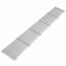 Решетка продольная алюминиевая Techno Vita 185-1500 белая
