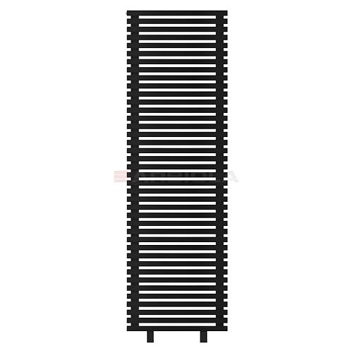 Arbiola Gorizont Ritmo HZ 750-40-40 секций чёрный горизонтальный  радиатор c боковым подключением (на ножках)
