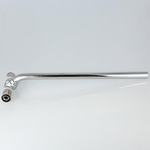 Valtec 15 мм, 16х15х16, 30 см Пресс-фитинг - тройник с хромированной трубкой