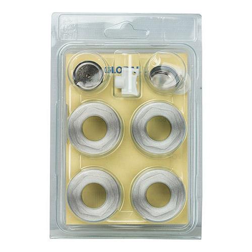 Global KIT 3/4 Присоединительный набор для радиатора (цвет хром)