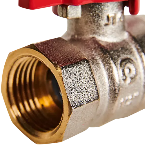 ROMMER Кран шаровой, ВР/ВР, ручка бабочка 1 1/4"